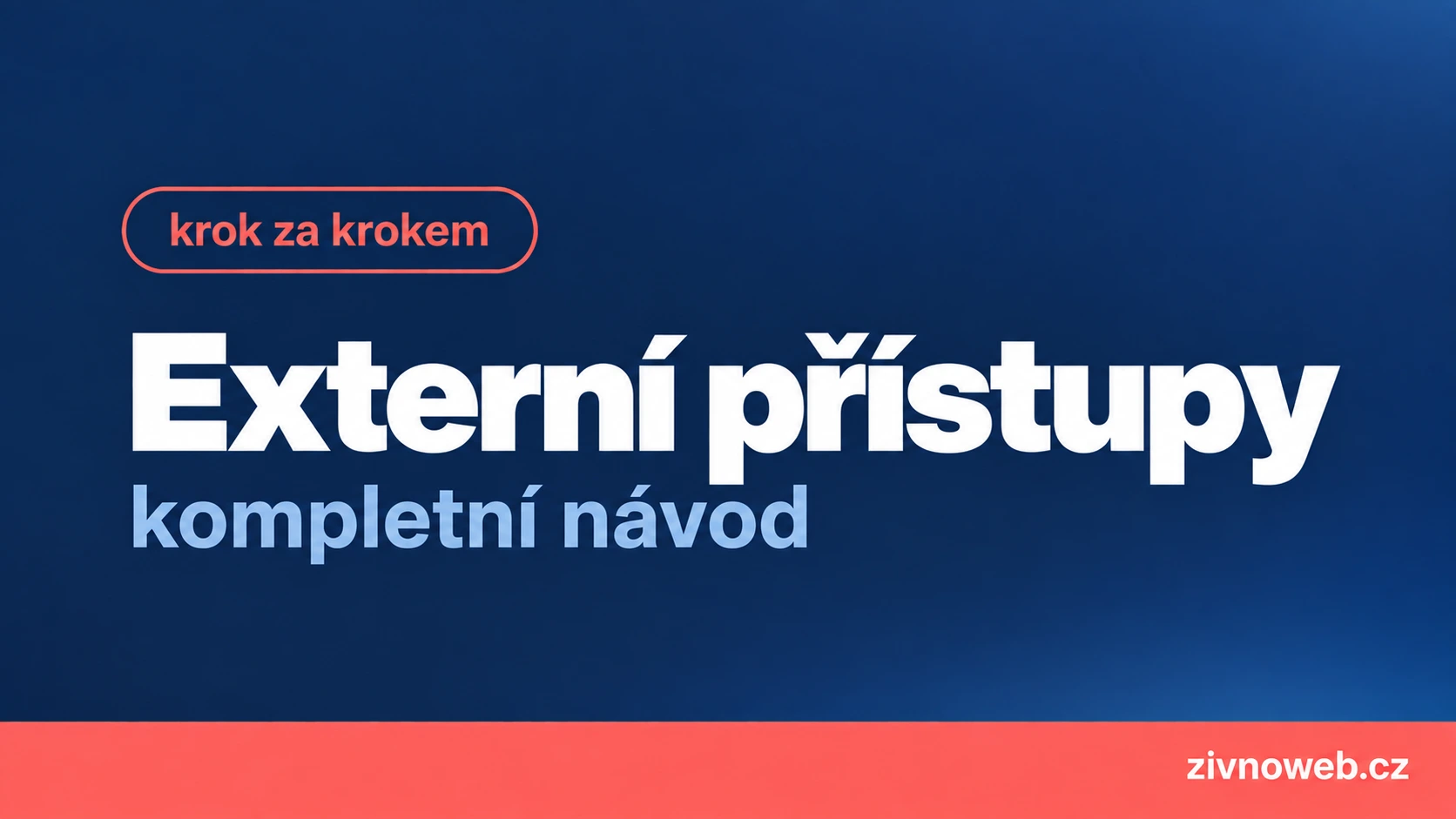 Externí přístupy: mobilní aplikace, kalendář v telefonu, rezervace na cizím webu a QR kódy