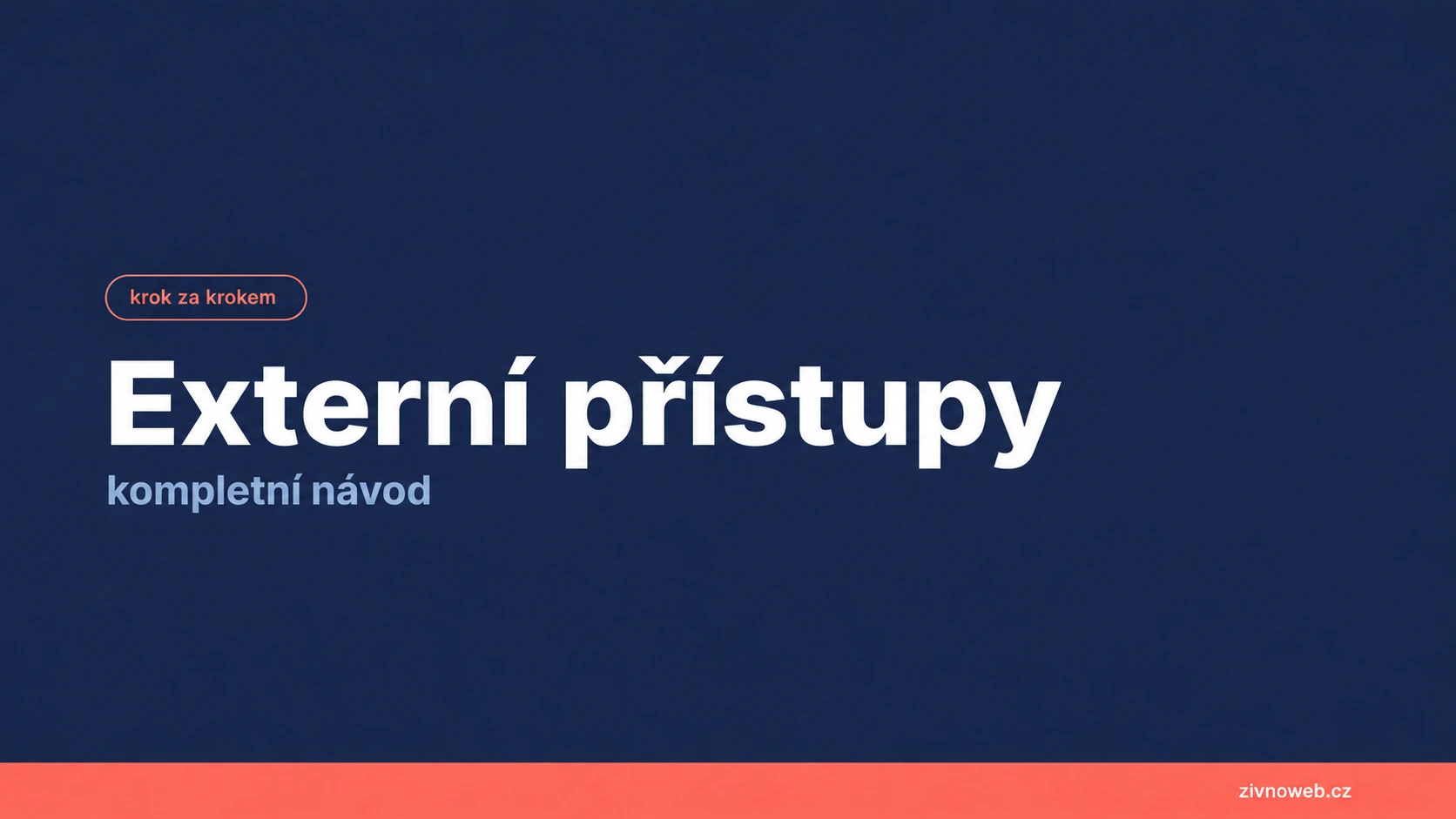 Externí přístupy: mobilní aplikace, kalendář v telefonu, rezervace na cizím webu a QR kódy