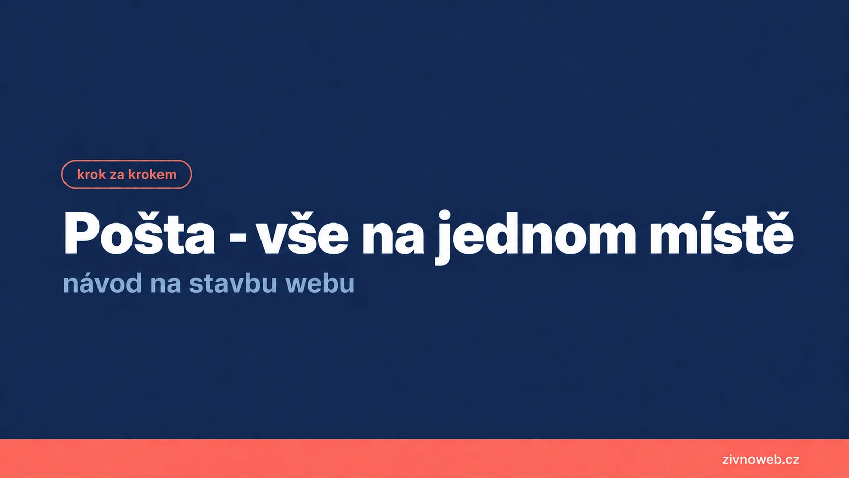 Pošta v Živnowebu: všechny zprávy od klientů na jednom místě