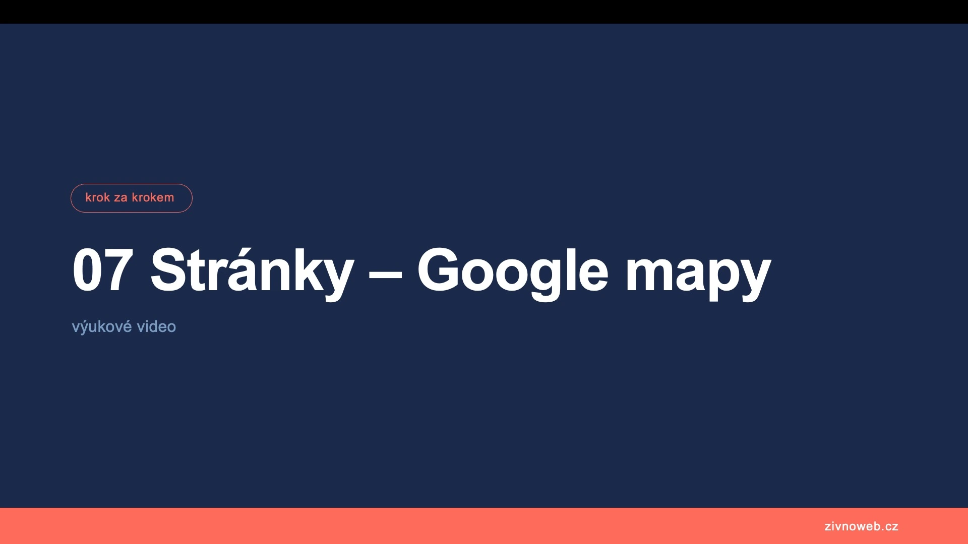 Google Mapy – jak vložit mapu ateliéru na web