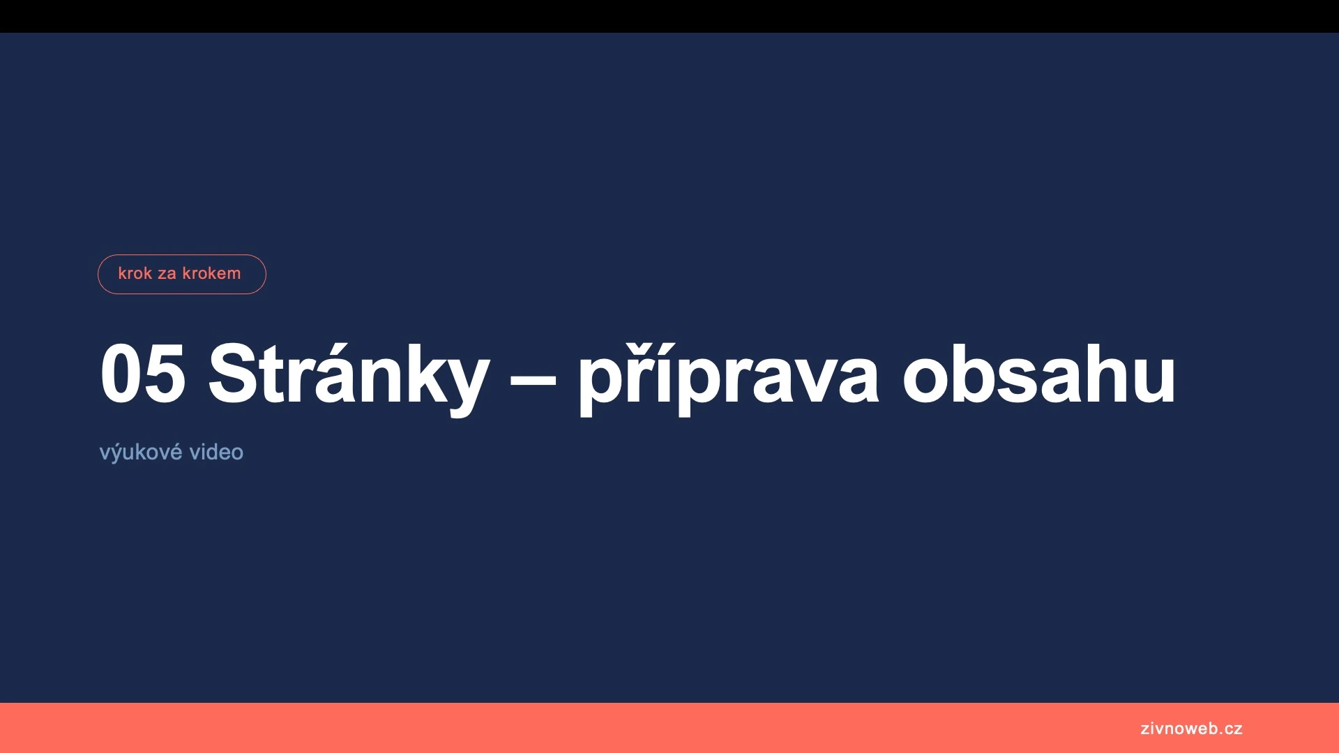 Jak si připravit obsah před tvorbou webu